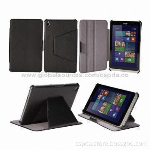 Heat-setting PU Leather Stand Case for Acer Iconia W4-820, OEM Orders Welcomed